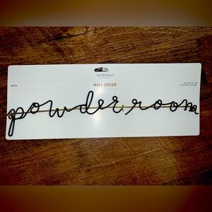 Hearth & Hand “powder room” wall decor